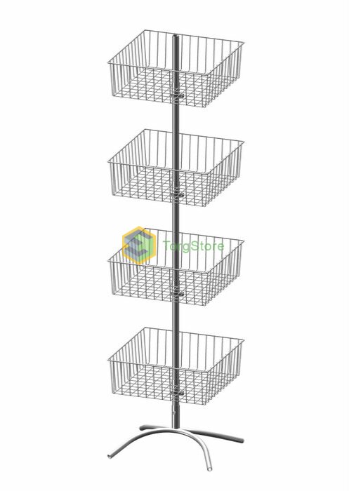 СТ.ВР.03 Стойка вращающаяся с 4 корзинами 